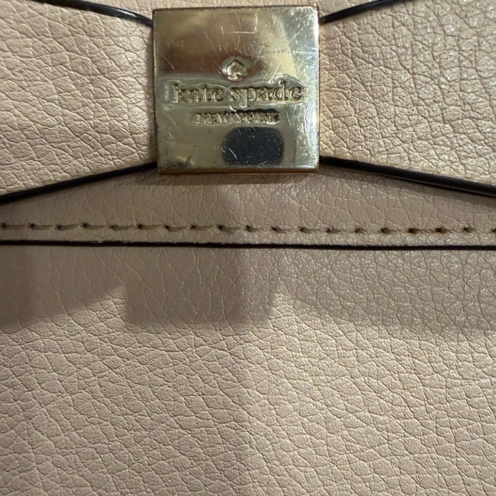 kate spade Blush Pink Bow Clutch/wallet - Picture 2 of 12